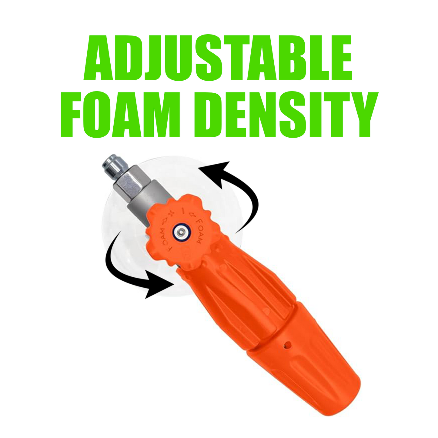 Snow Foam Cannon Aluminum Orange