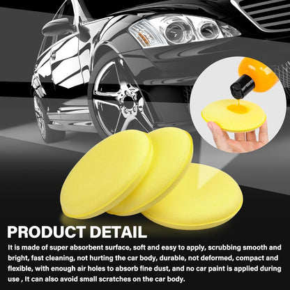 Foam Applicator Pads Yellow - 4 un.