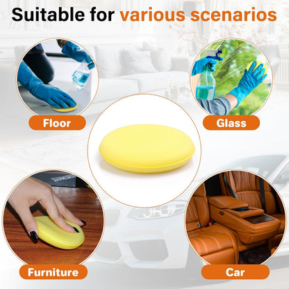 Foam Applicator Pads Yellow - 4 un.