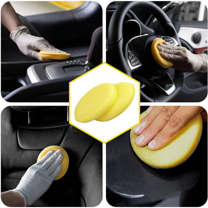 Foam Applicator Pads Yellow - 4 un.