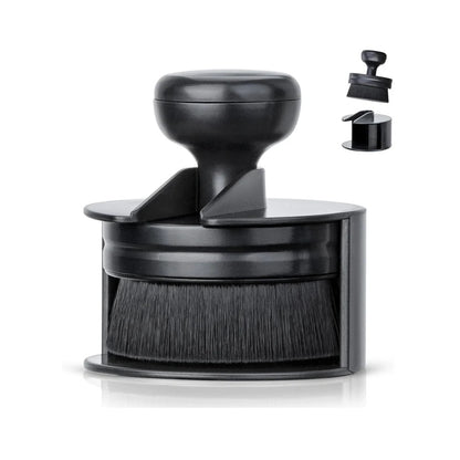 Tire Shine Applicator with Stand for Auto Detailing Cleaning Service (Black)