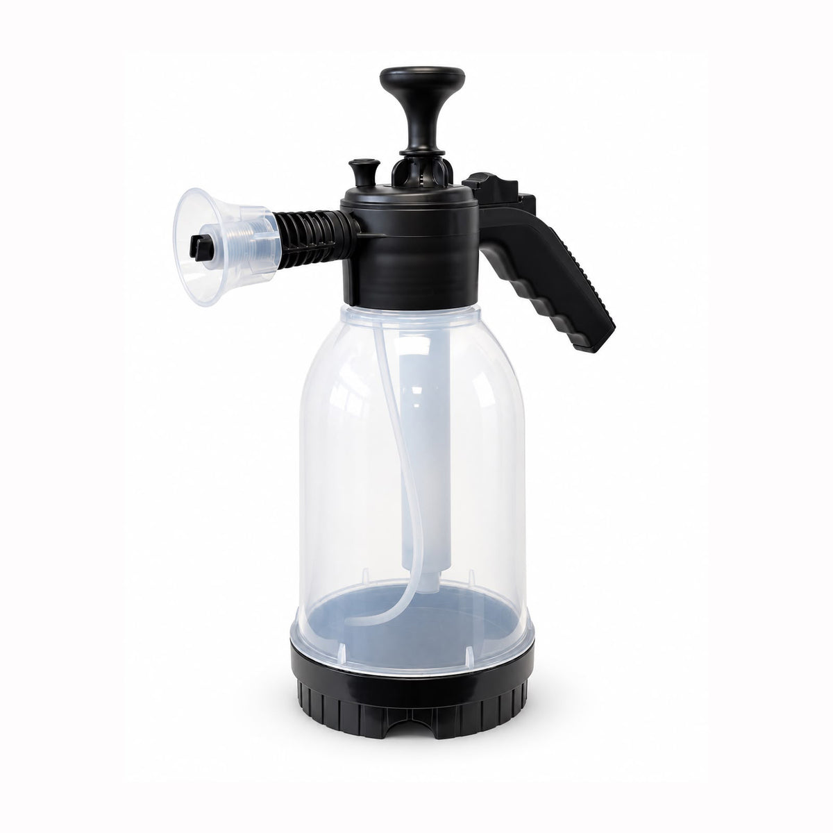Snow Foam Pump Sprayer 2L/67oz - Handheld - Auto Detailing - Black/Cristal