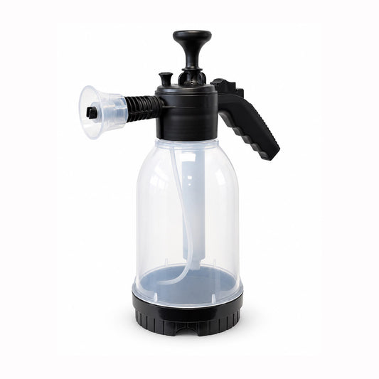 Snow Foam Pump Sprayer 2L/67oz - Handheld - Auto Detailing - Black/Cristal