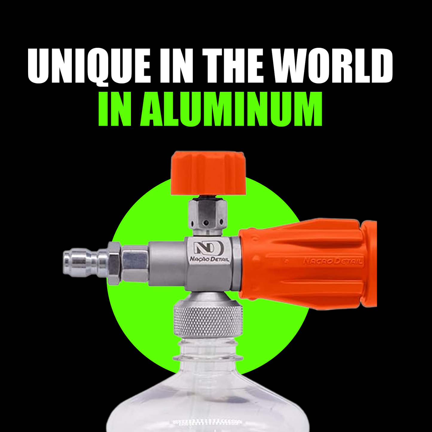 Snow Foam Cannon Aluminum Orange