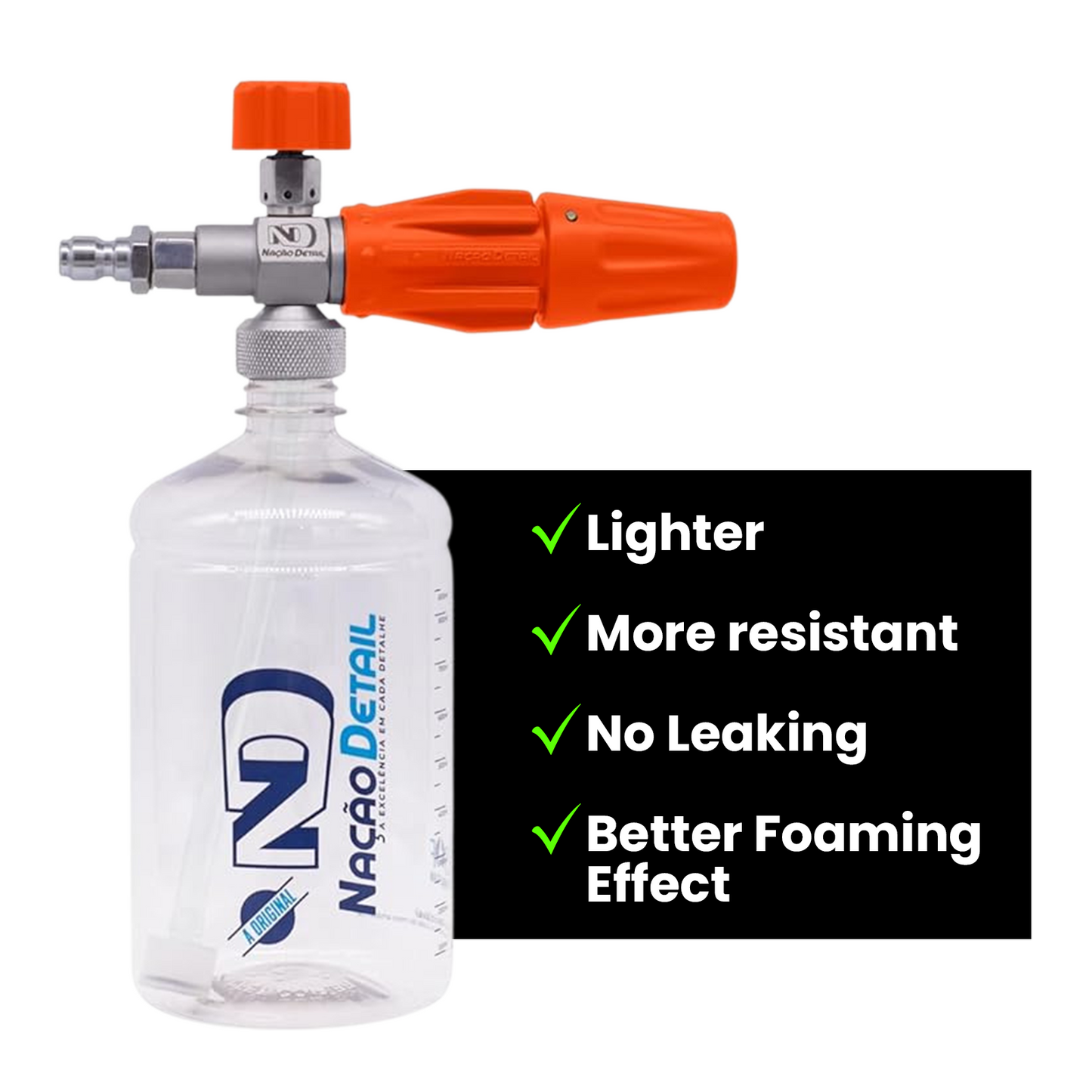 Snow Foam Cannon Aluminum Orange