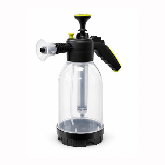 Snow Foam Pump Sprayer 2L/67oz - Handheld - Auto Detailing - Yellow/Cristal