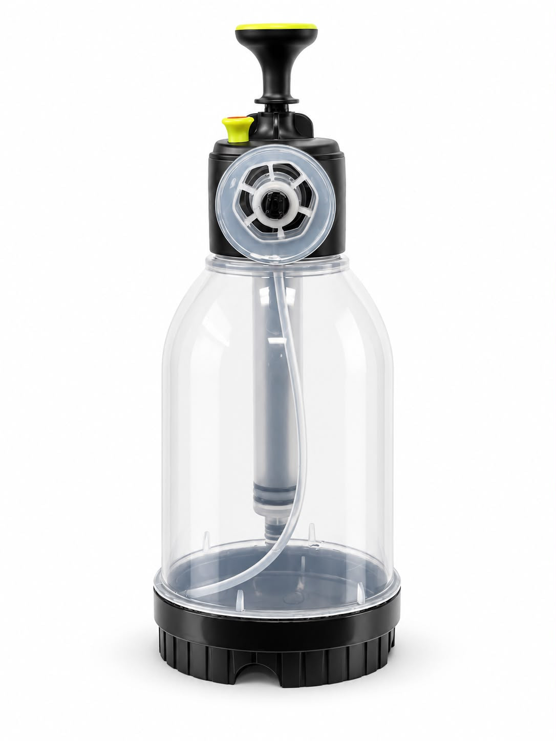 Snow Foam Pump Sprayer 2L/67oz - Handheld - Auto Detailing - Yellow/Cristal