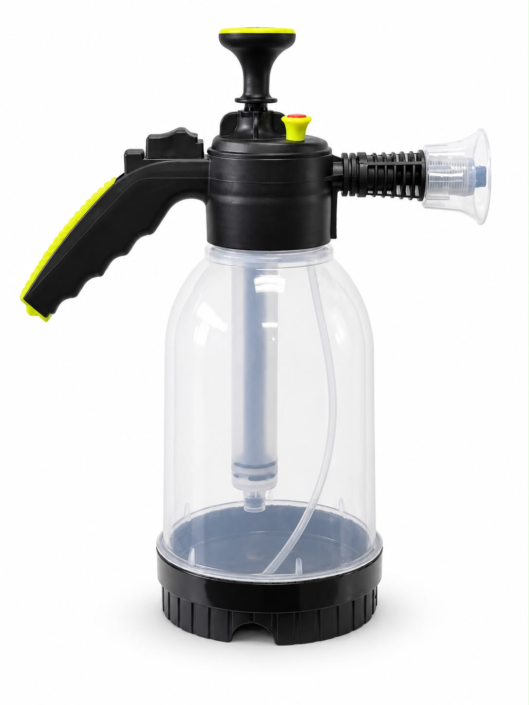 Snow Foam Pump Sprayer 2L/67oz - Handheld - Auto Detailing - Yellow/Cristal