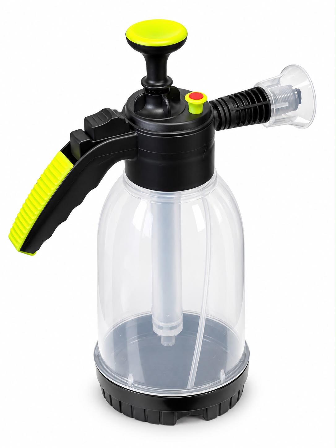 Snow Foam Pump Sprayer 2L/67oz - Handheld - Auto Detailing - Yellow/Cristal