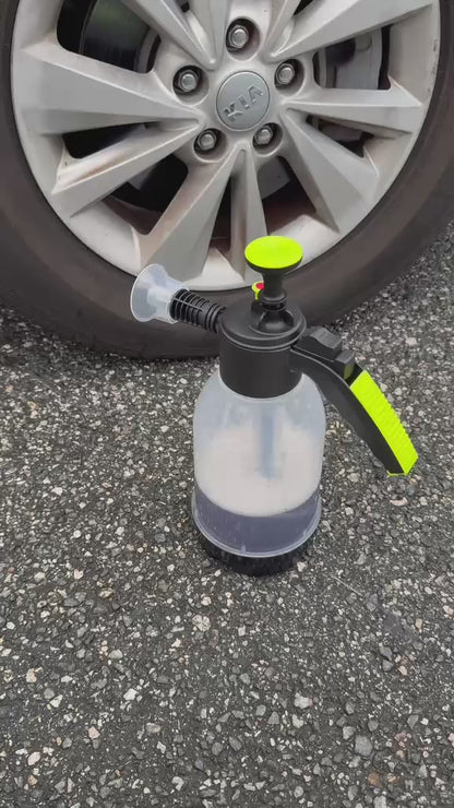 Snow Foam Pump Sprayer 2L/67oz - Handheld - Auto Detailing - Black/Fume
